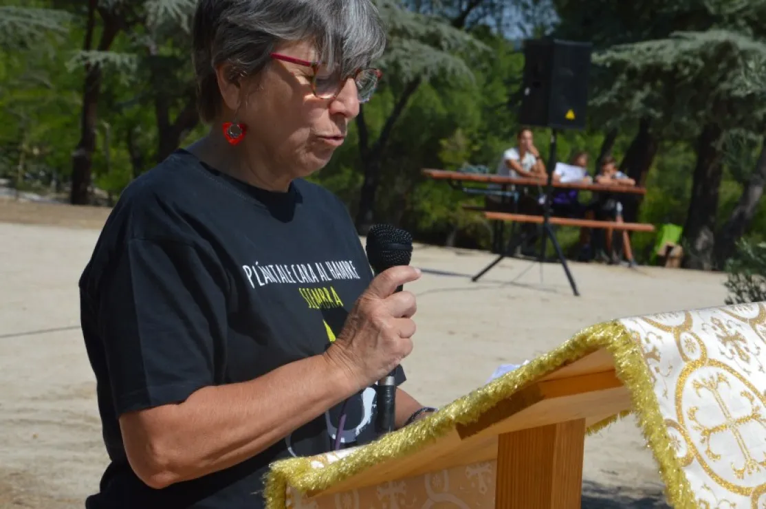 La presidenta de Manos Unidas Madrid en la Jornada de Oración por el Cambio Climático