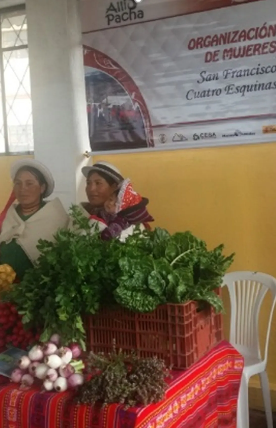 La Organización de mujeres San Francisco Cuatro Esquinas e la exposición de Palmira