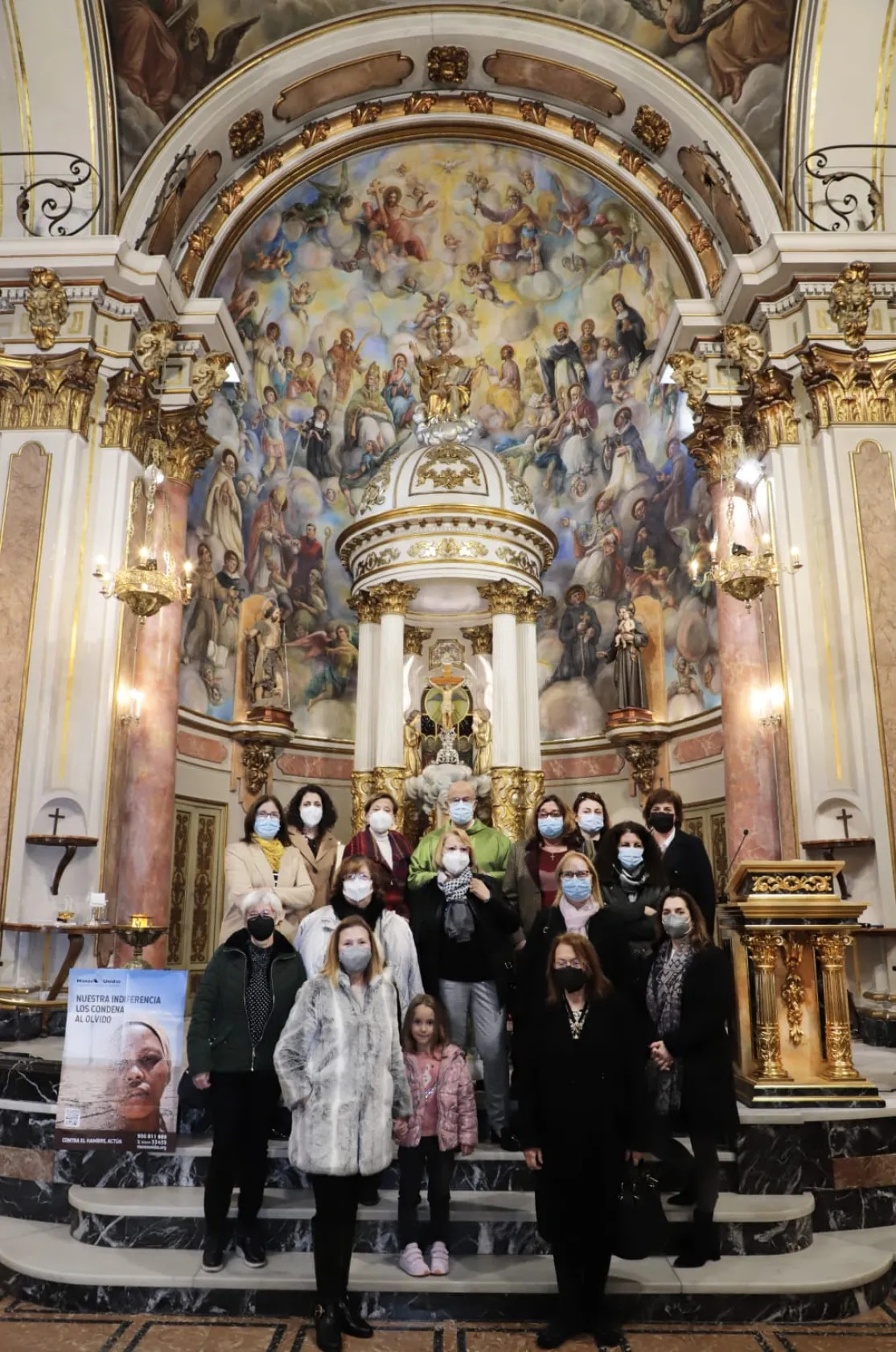Acción de gracias en la comarcal de Paterna de Manos Unidas Valencia. 