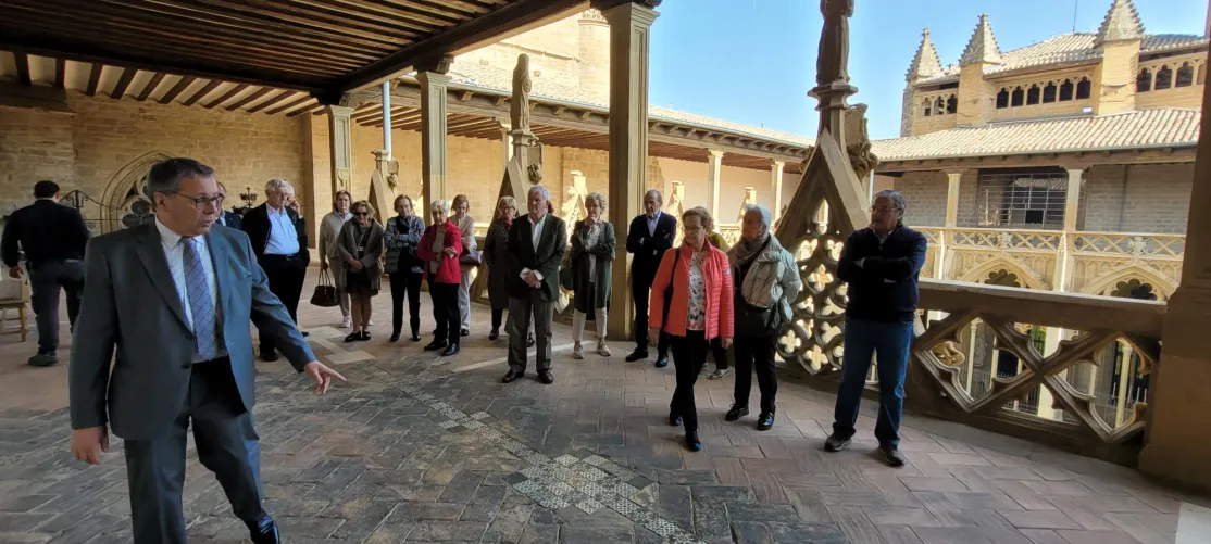 Visita de la delegación de Manos Unidas a la Catedral de Pamplona