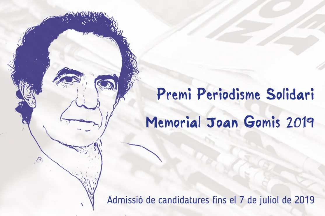 Premio de Periodismo Solidario "Memorial Joan Gomis" 2019