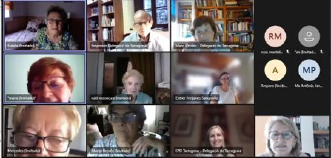 Reunión con voluntarios/as de la demarcación