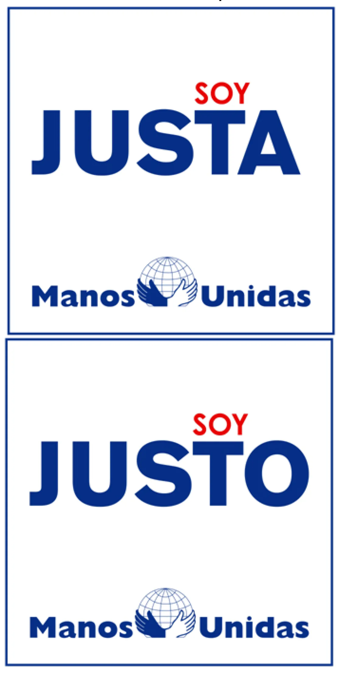 Manos Unidas. Campaña SÉ JUSTO
