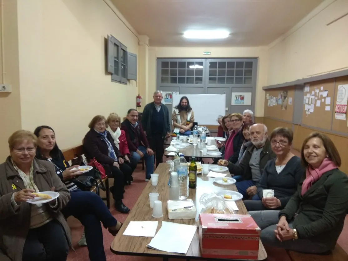 Cena del hambre en la Parroquia Sant Josep de Hospitalet de Llobregat