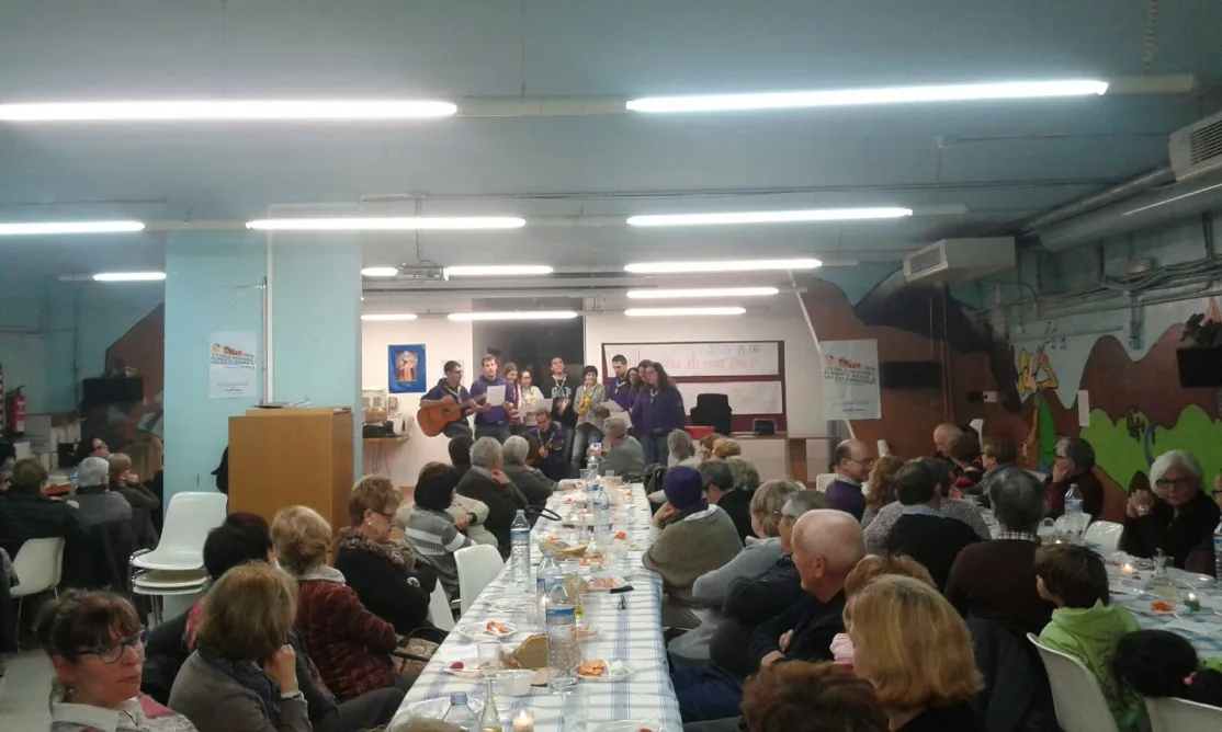 Cena del hambre parroquia San Juan de Reus