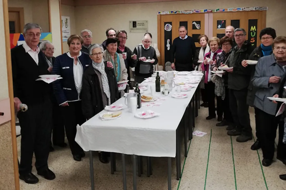 Cena del hambre en Capellades