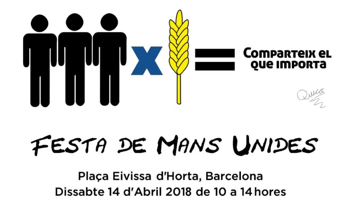 Fiesta para Mans Unides de la parroquia de Sant Joan d'Horta 