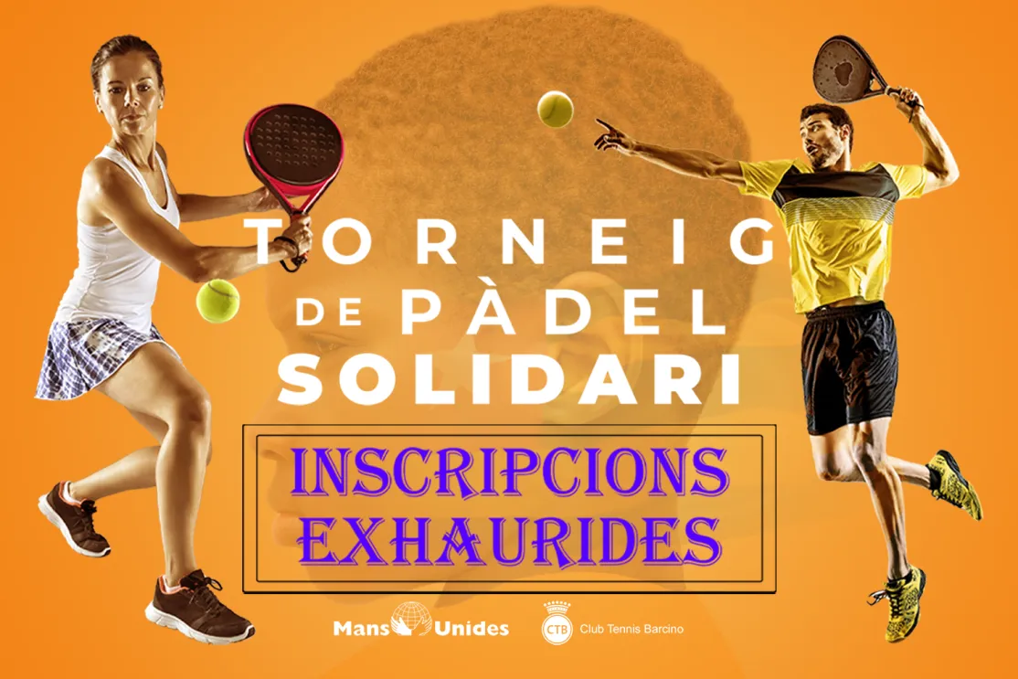 Torneo de pádel solidario en el Club Tennis Barcino