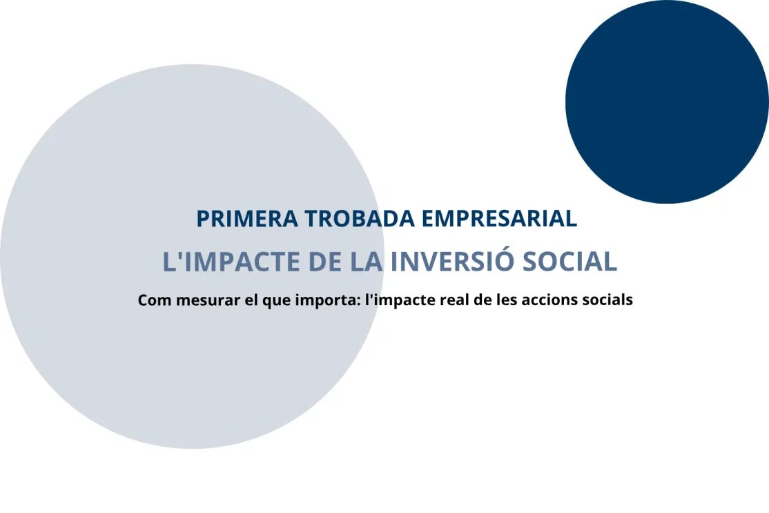 1r Encuentro Empresarial de Manos Unidas Barcelona - "El impacto de la inversión social"