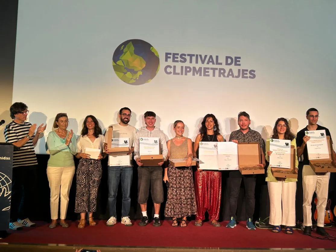 Participantes en le Festival de Clipmetrajes. Foto: Javier Huesa