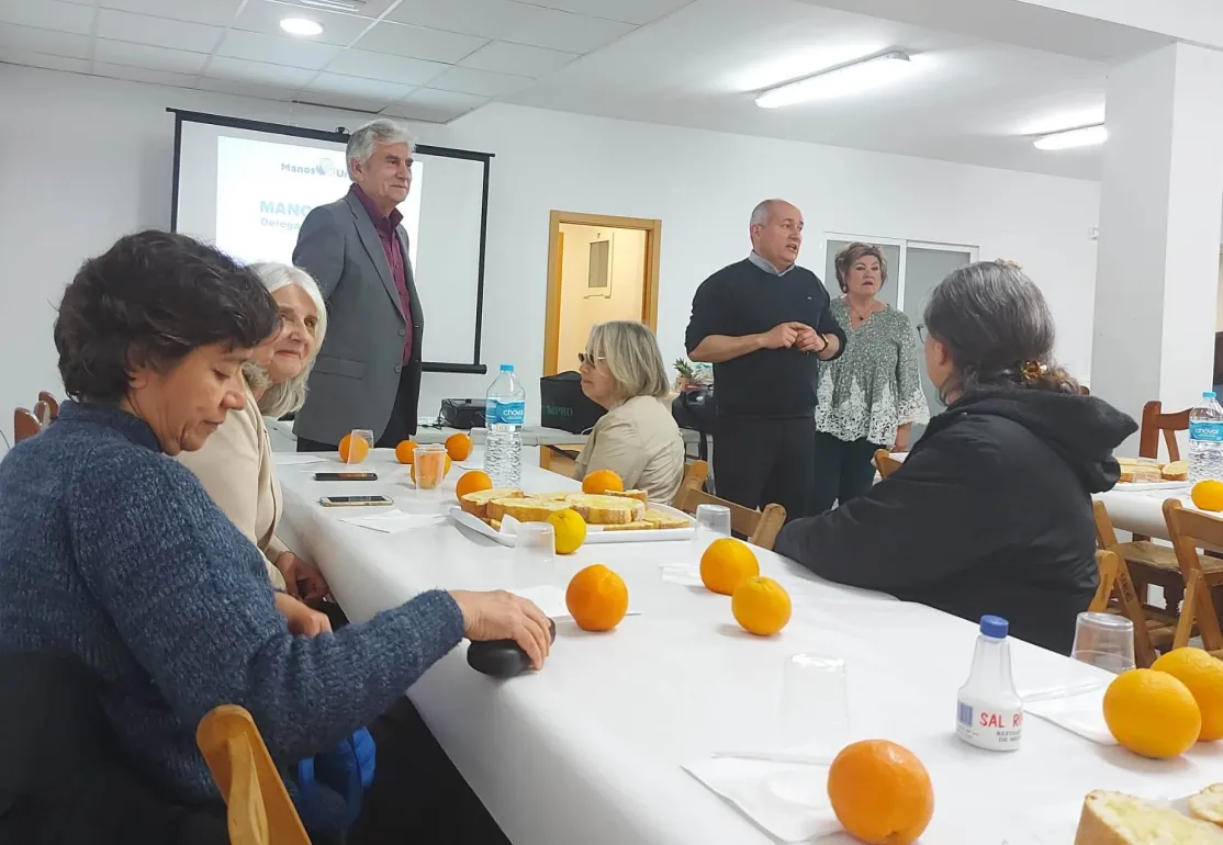 Cena del Hambre en la comarcal de Manos Unidas Valencia en Yátova. 