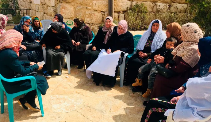 Fortalecimiento de las comunidades beduinas jahalin en Cisjordania