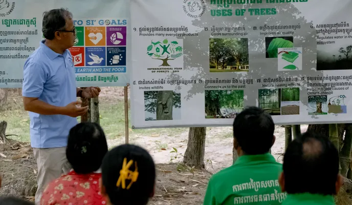 Mejora de la concienciación y activismo ecológico de la comunidad camboyana
