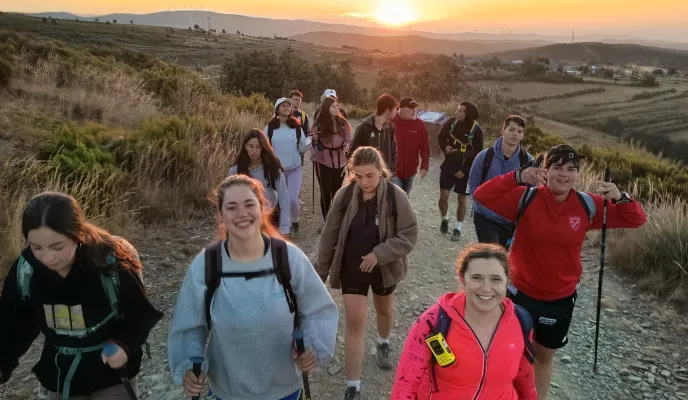 Jóvenes de Manos Unidas en el Camino de Santiago