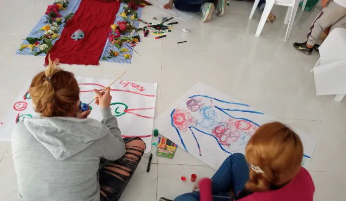 Mujeres víctimas de trata atendidas por el Servicio Jesuita a Refugiados en Colombia