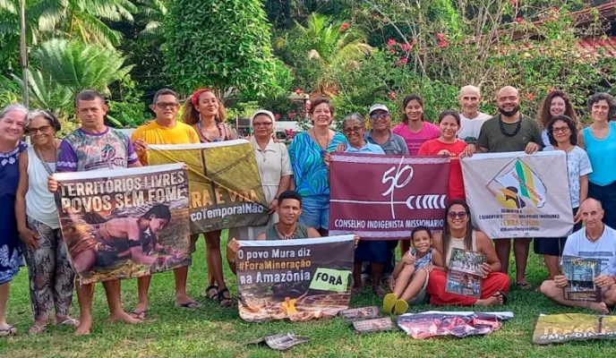La minería y el cuidado de la Casa Común. Fotografía: CIMI Brasil