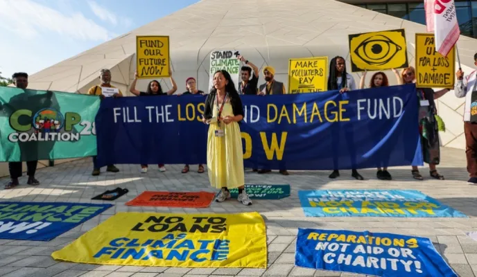 CIDSE pedirá respuestas ante la crisis climática en la COP29 . Fotografía: Mahmoud Khaled | CIDSE