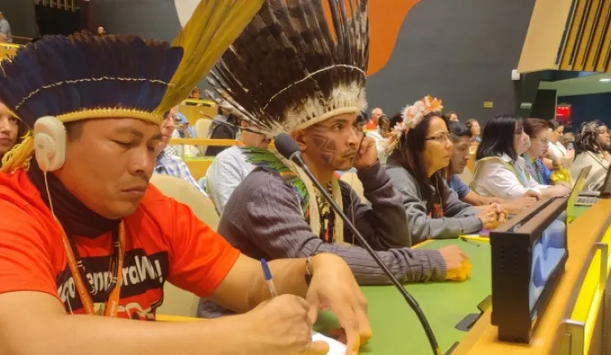 Manos Unidas ONG - La Iglesia y los indígenas de Latinoamérica alzan sus voces en la ONU