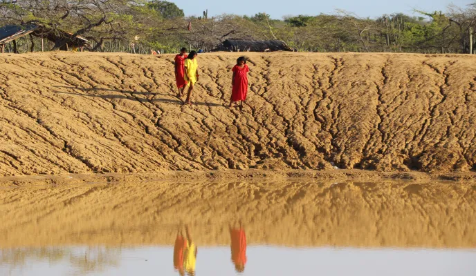 Indígenas wayuú en La Guajira (Colombia). Foto:Manos Unidas ONG / Maria José  Pérez