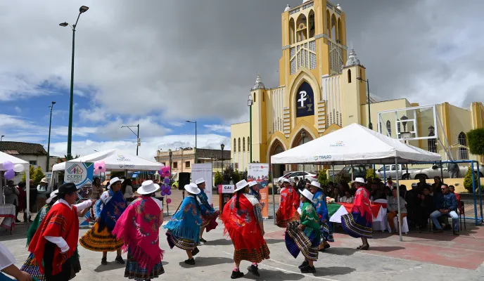 El despertar de las mujeres en Tisaleo: un paso histórico contra la violencia de género en Ecuador. Fotografía: Miguel Angel Benalcázar