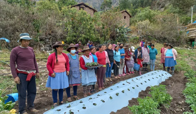 Comunidades alto andinas de Cusco, Perú. Foto: Manos Unidas