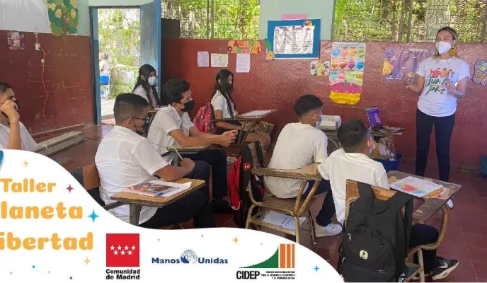 Proyecto de Manos Unidas para formación inclusiva de jóvenes en El Salvador 2021