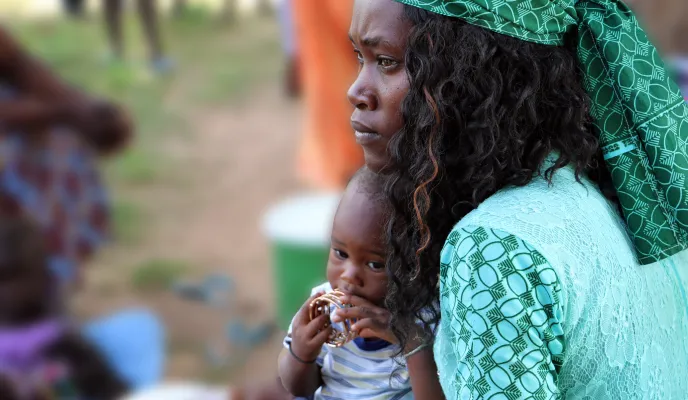 la mujer es mucho más vulnerable a la pobreza. Foto: Manos Unidas/Marta Isabel González en Senegal 