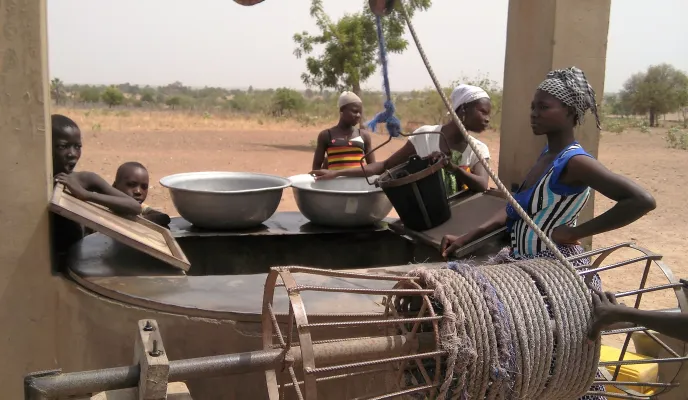 Acceso al agua potable, al saneamiento y la seguridad alimentaria en la Región de las Sabanas. Foto: Manos Unidas