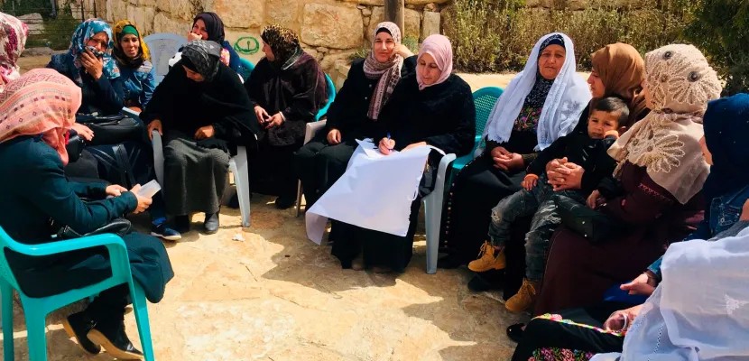 Fortalecimiento de las comunidades beduinas jahalin en Cisjordania