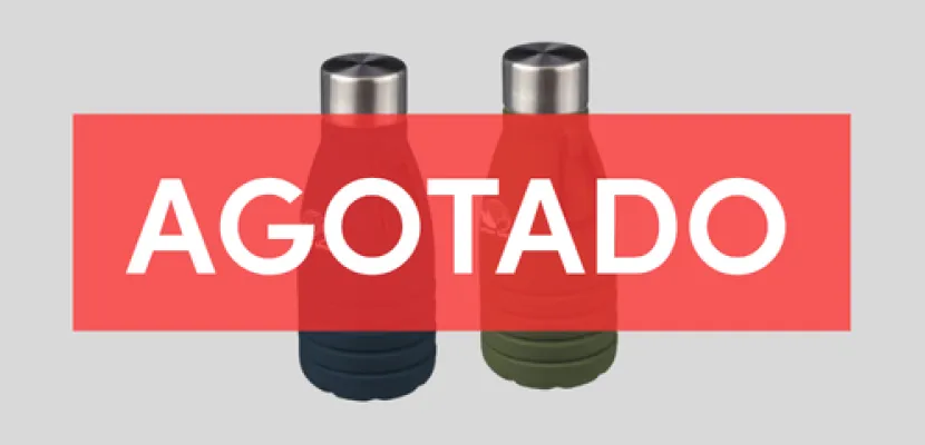 Regalo Solidario - Botella de silicona plegable