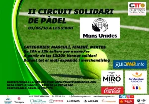 Pádel Solidario en el Club Tennis Tarragona