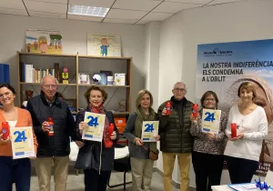 Membres de la familia Beguer-Larrumbe des de la Missió de Sant LLuís de Californiia, EEUU, participen a les 24 hores