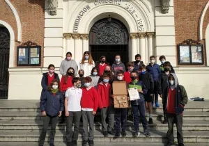 El Colegio Fundación Caldeiro de Madrid con el premio Clipmetrajes Manos Unidas 2020 