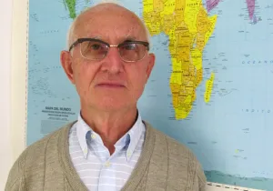 Padre Jesús Jimeno, miembro de los "Misioneros de África"