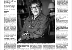 María José López Cabezón misionera mercedaria de Bérriz en Diario de Navarra