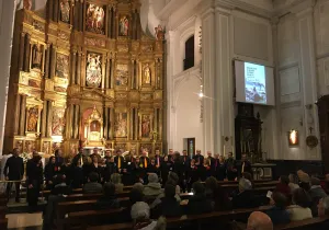 Eucaristía y Concierto en el día del ayuno voluntario en la parroquia de San Miguel de Pamplona