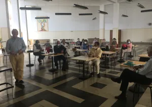 Presentación de nuevos voluntarios en la delegación de Pamplona de Manos Unidas