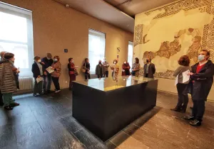 Visita guiada al Museo de Navarra a todos los voluntarios de la delegación de Pamplona