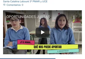 "OPORTUNIDADES JUSTAS" vídeo ganador de la final autonómica de NAVARRA del XIII Festival de Clipmetrajes de Manos Unidas