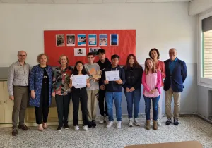 Entrega del primer premio de Clipmetrajes en el Colegio Santa Catalina 