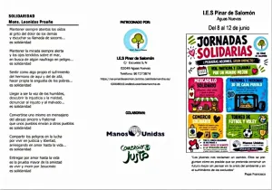 Cartel de la actividad