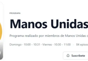 Cabecera del programa Manos Unidas te cuenta y cuenta contigo de la emisora diocesana de Canarias
