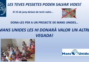 Tus pesetas pueden salvar vidas