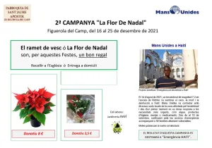Campaña "La flor de Nadal" 2021