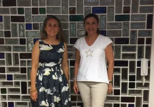 Visita de la responsable de comunicación y presencia pública