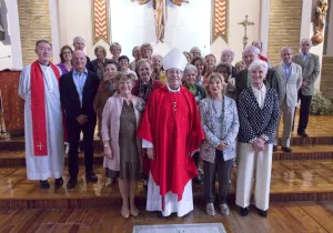 Inauguración del curso en Manos Unidas Pamplona con una misa presidida por D. Francisco Pérez