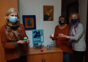 La delegación de Madrid en VIII campaña de las 24 horas de Manos Unidas.
