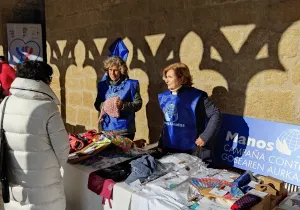 Presencia de Manos Unidas en la Feria de Solidaridad de Sangüesa