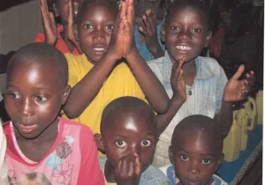 Niños preescolar Kabgayi. Ruanda