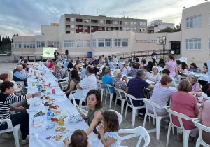 Cena del hambre de la comarcal de Manos Unidas Valencia en Canals. 